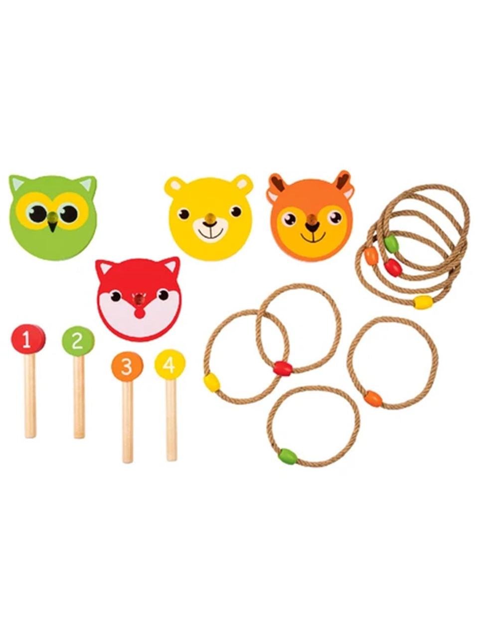 Игра деревянная Playtive Кольца на животных 12 эл. (2829488449)