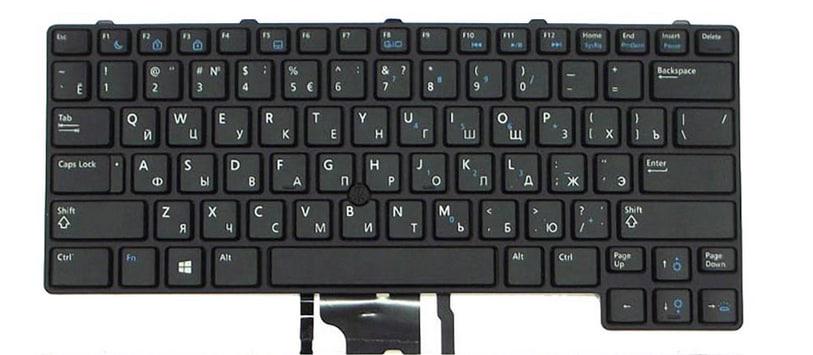 Клавиатура для ноутбука Dell Latitude E6430u с подсветкой клавиш матовая (0J91DW)