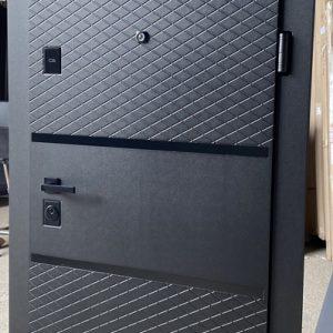 Дверь входная Redfort Грация 960х2040 мм Черный/Белый матовый (23322858) - фото 6