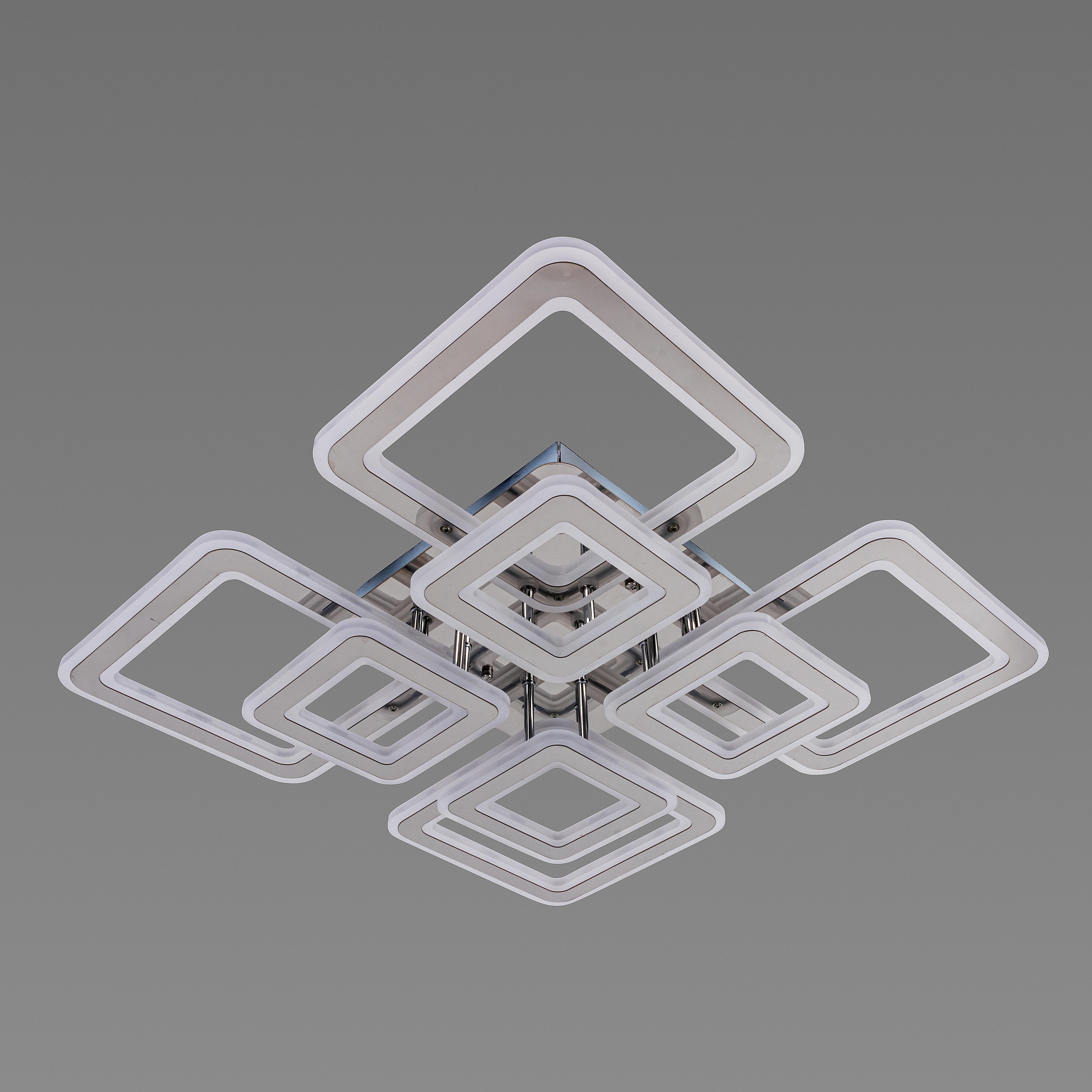 Люстра светодиодная Sirius N 6604D-4+4 CR акриловая