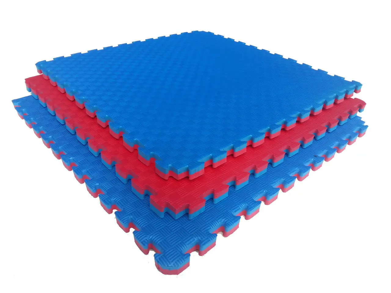 Татамі ластівчин хвіст 100x100x3 см EVA Червоний/Синій (5125045) Татамі ластівчин хвіст 100x100x3 см EVA Червоний/Синій (5125045)