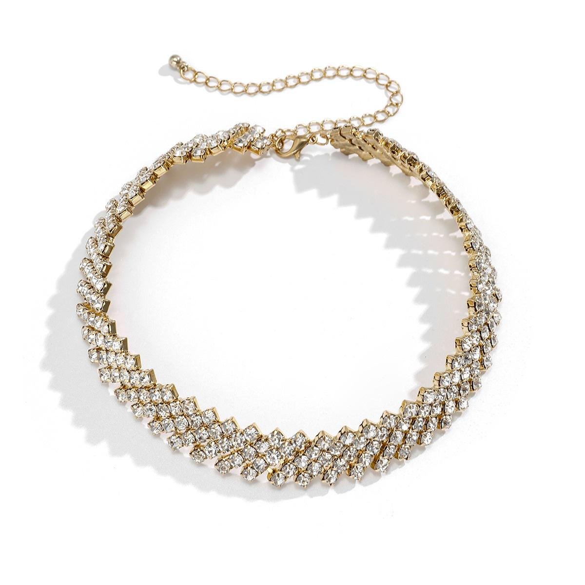 Колье-чокер женское 14904 38 см Золотистый (4998063) Колье-чокер женское 14904 38 см Золотистый (4998063)