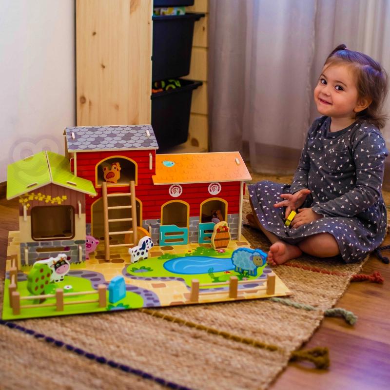 Набор фермерский Woopie Конюшня/коровник/курник/фигурки сельскохозяйственных животных 18 пр. Green (31422) - фото 4