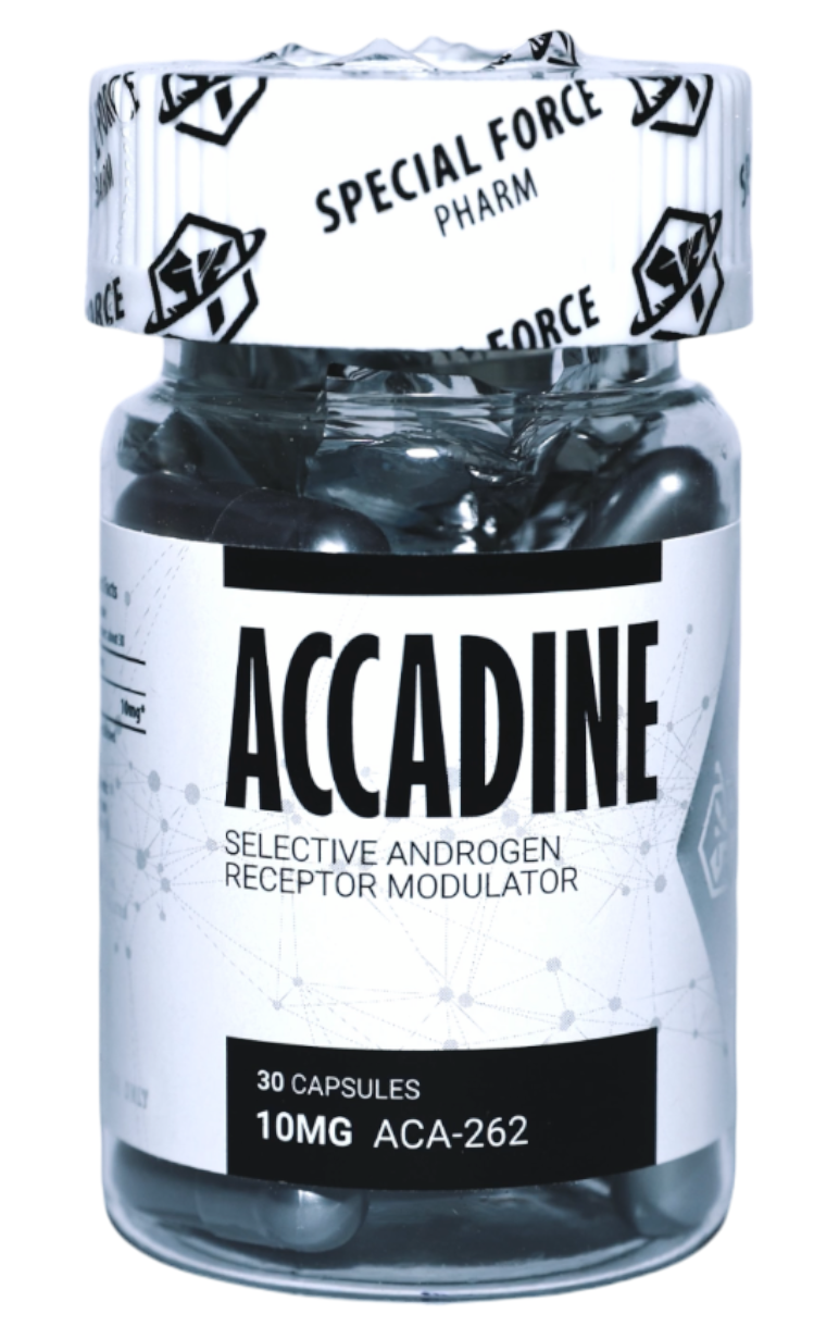 Стимулятор тестостерона Аккадин AC-262 САРМ SARMs Special Force Accadine 10 мг 30 капсул