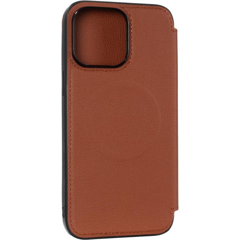 Чохол-книжка Premier Book Case (Magsafe) для iPhone 14 Pro Max Individual Brown - фото 4