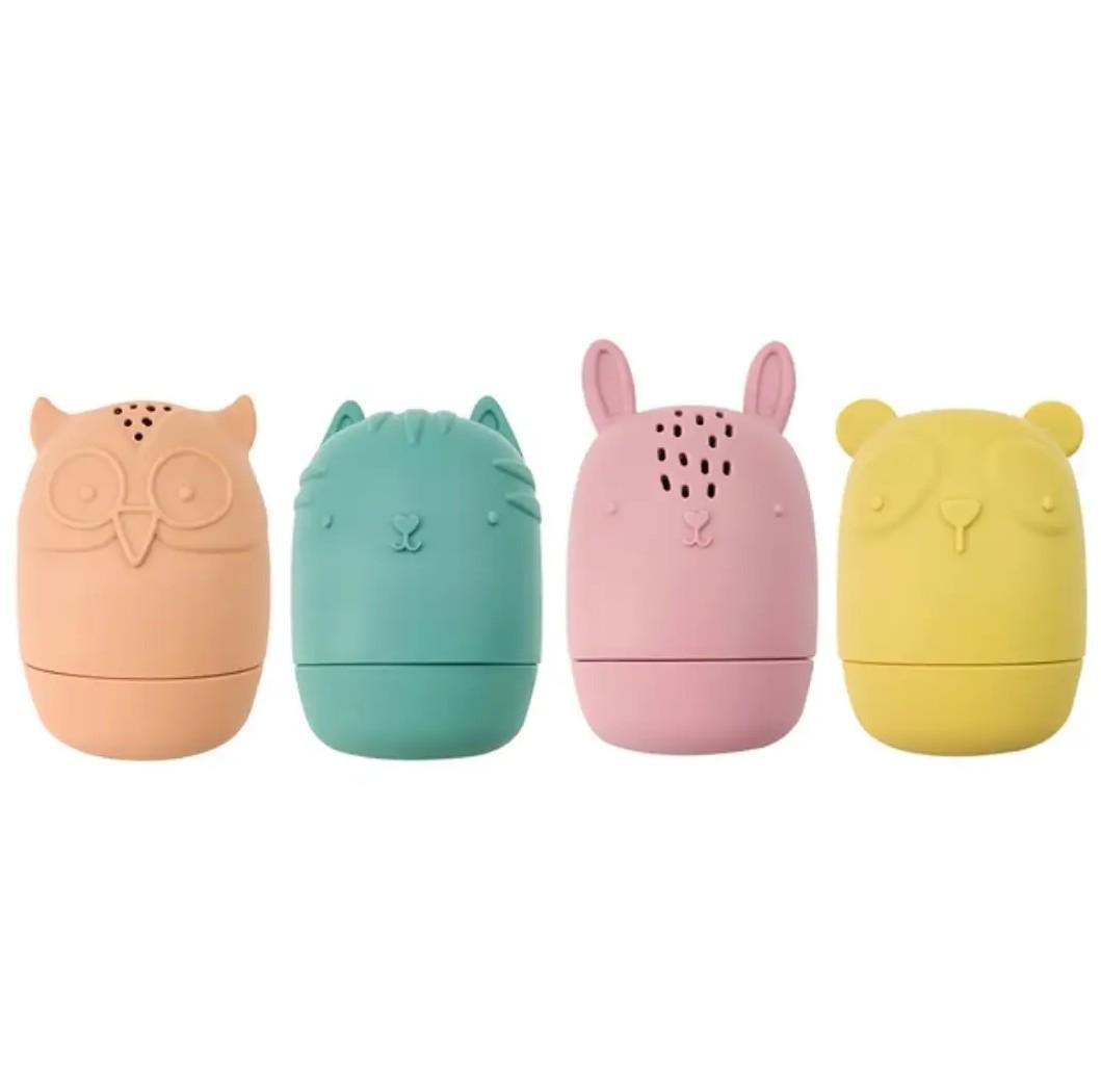 Набір силіконових іграшок Звірята для купання 4 шт.