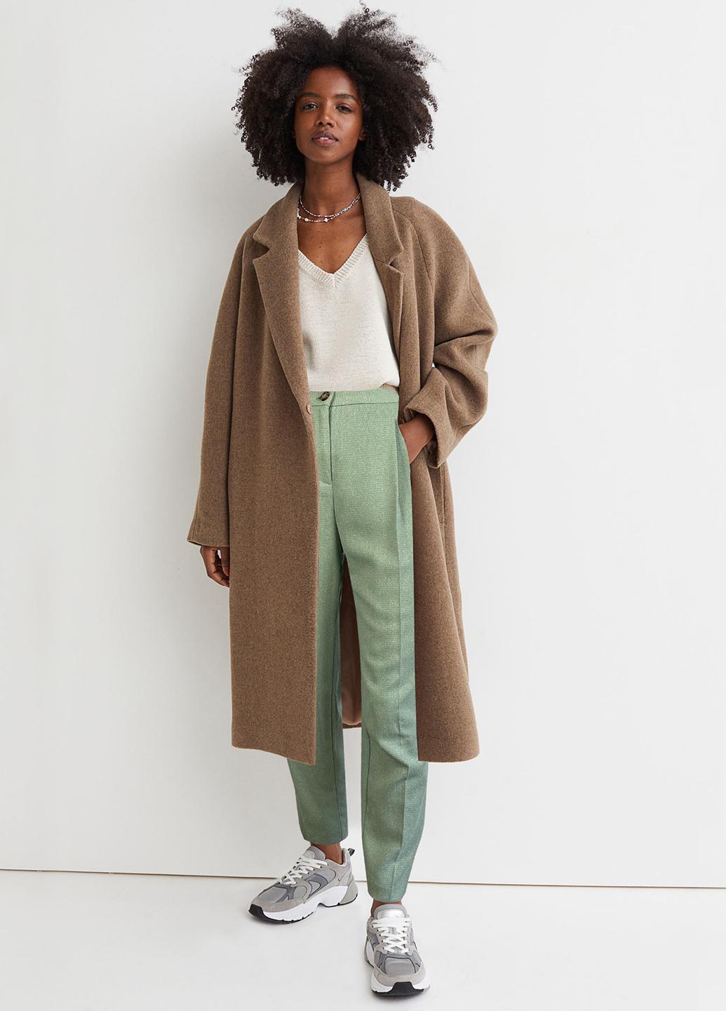 Брюки женские H&M р.40 Зеленый (562168b47)