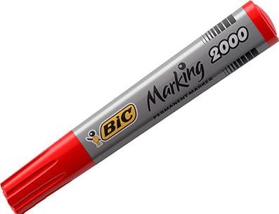 Маркер перманентний BIC 2000 1,7 мм Червоний (bc8209133)