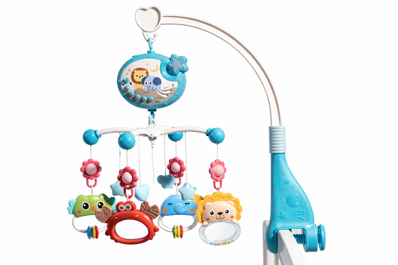 Проектор мобильный ночник музыкальный 698-84-85 с пультом Голубой (2849474731)