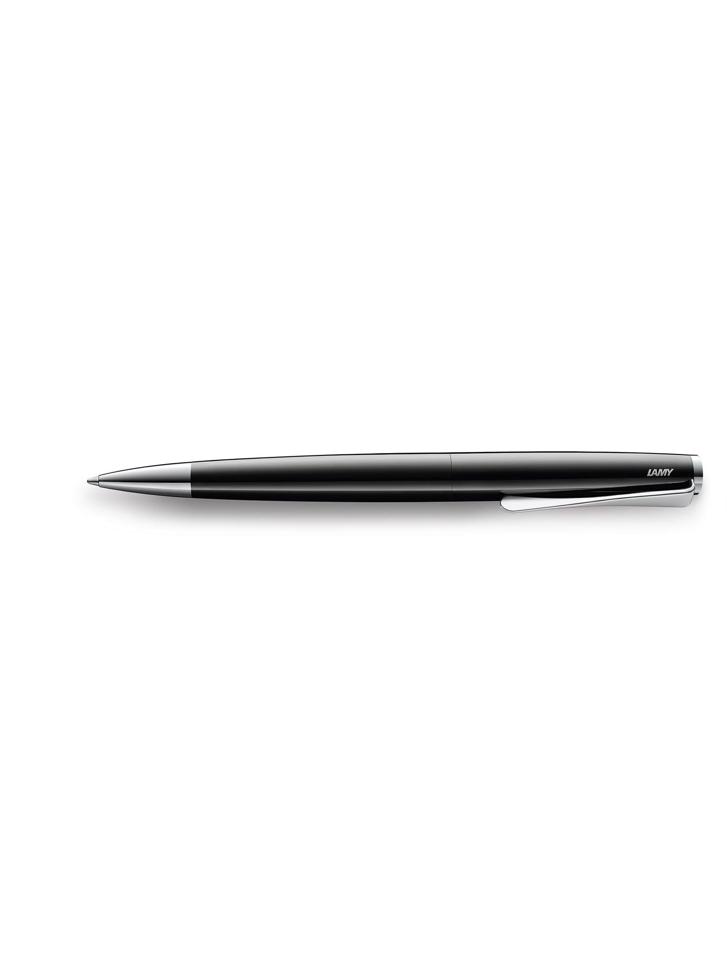 Письменная авторучка шариковая Lamy Studio стержень черный M16 1 мм Черный сияющий (4032681)