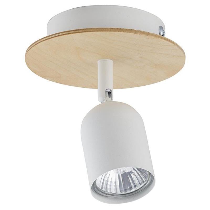 Светильник точечный TOP WOOD 1 WH TK-Lighting (3294) - фото 1