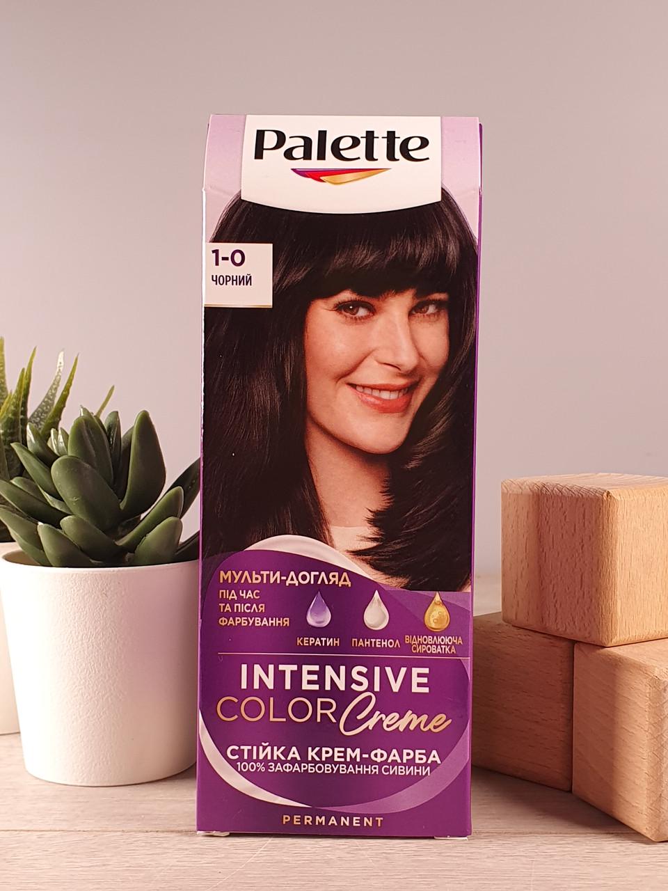 Крем-краска для волос Schwarzkopf Palette тон 1-0 50 мл Черный (1881784814)