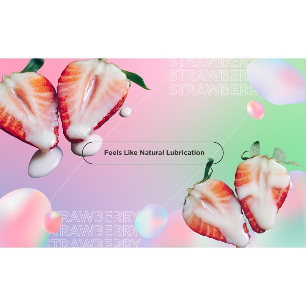 Съедобный лубрикант WET Yummy Strawberry Flavored Lube 178 мл - фото 6