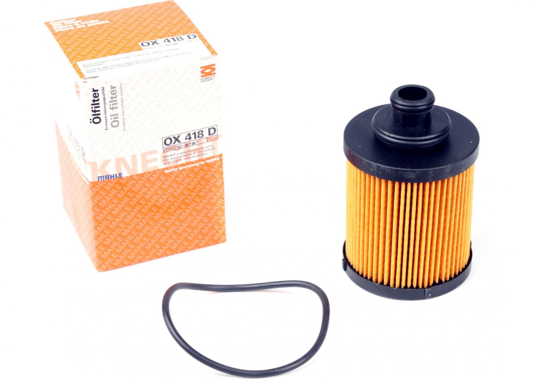 Фильтр масляный KNECHT для Fiat Doblo 1,3JTD UFI (OX 418D)