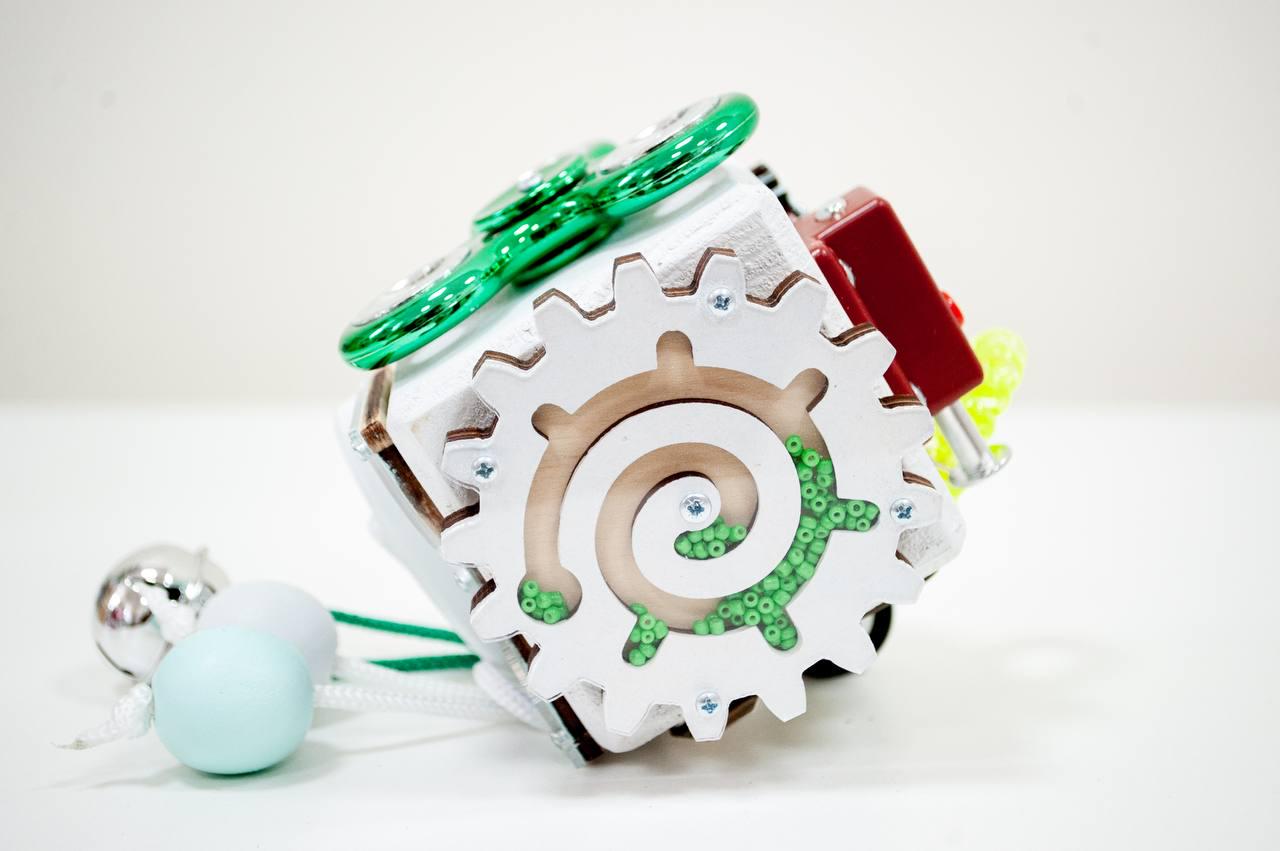 Бізікуб дорожній з дерева 7 см (001) - фото 5 Бізікуб дорожній з дерева 7 см (001) - фото 5