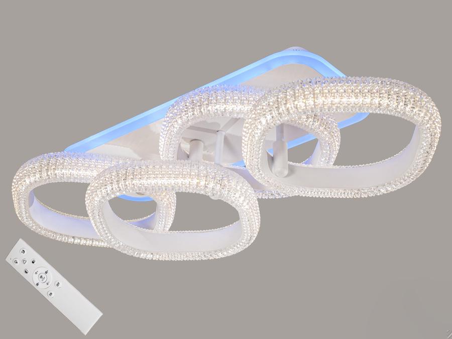 Люстра потолочная Octav с диммером и LED подсветкой 85 Вт (MX66002/4S ВтH LED)