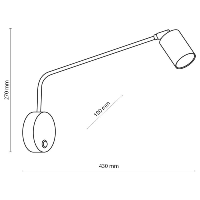 Бра TK Lighting LOGAN 1 White (4744) - фото 3