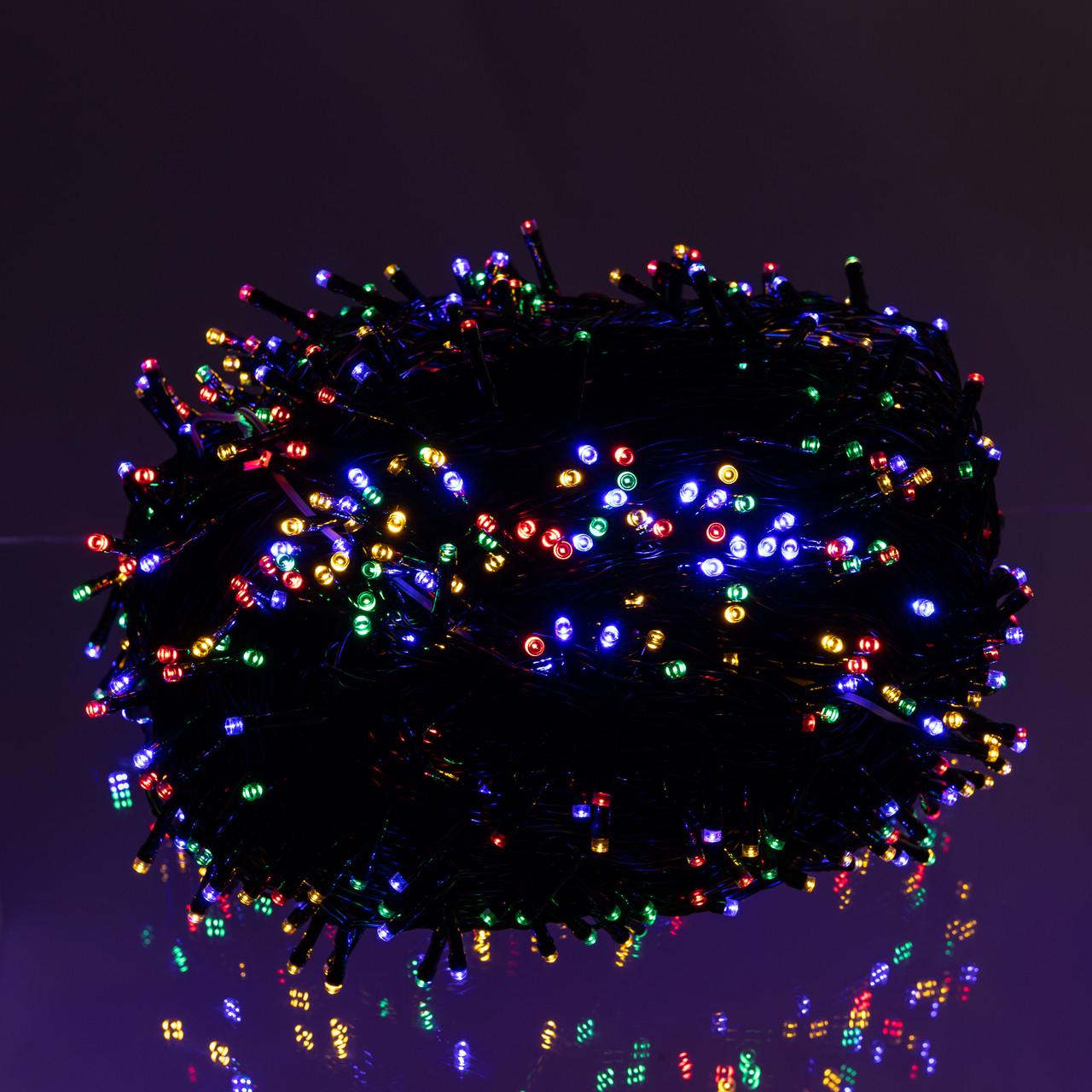 Гірлянда Нитка вулична 1000 LED 100 м на сонячній батареї Чорний/Різнокольоровий (SB1000L100MBML) - фото 1 Гірлянда Нитка вулична 1000 LED 100 м на сонячній батареї Чорний/Різнокольоровий (SB1000L100MBML) - фото 1