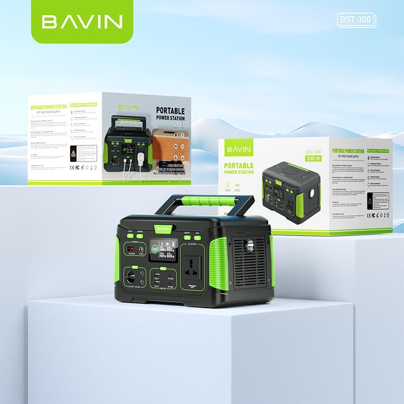 Зарядний пристрій BAVIN BST-300 300 Вт 269 Вт/год Black/Green (BST-300-BGR) - фото 11