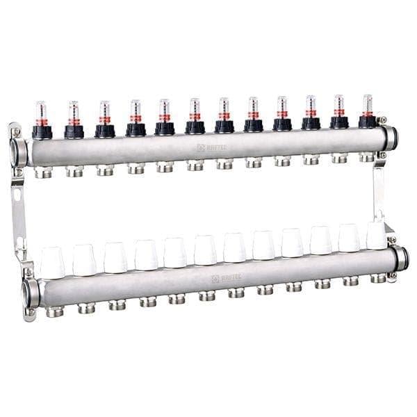 Коллектор Raftec Steel RC03-12 с расходомерами (55874)