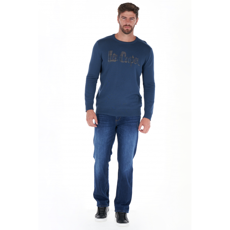 Светр чоловічий Lee cooper 10495522 L Синій - фото 2 Светр чоловічий Lee cooper 10495522 L Синій - фото 2