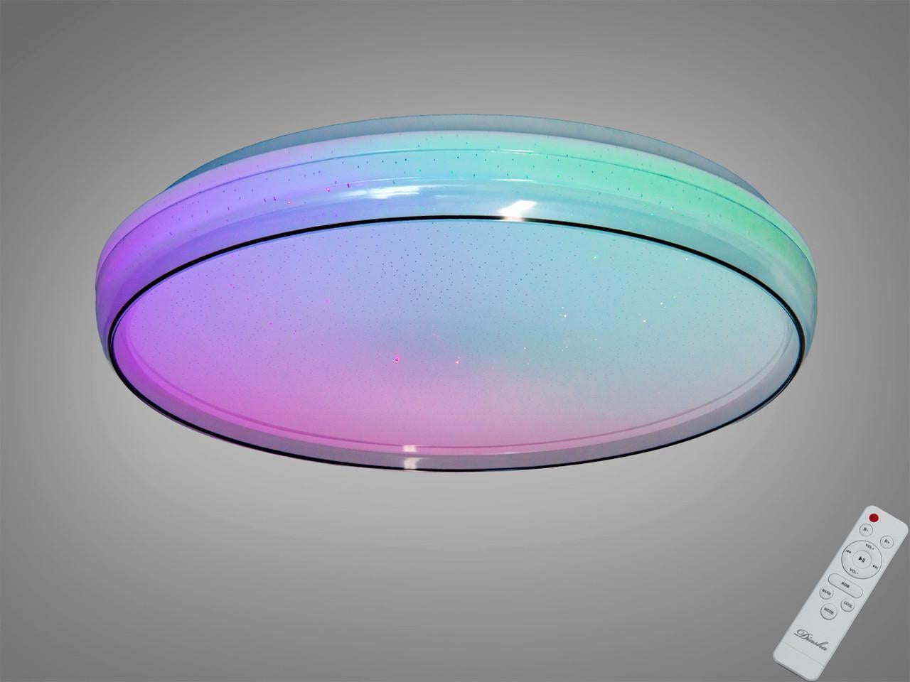 Смарт-люстра светодиодная RGB 80В 15 м2 Белый (2989250480)