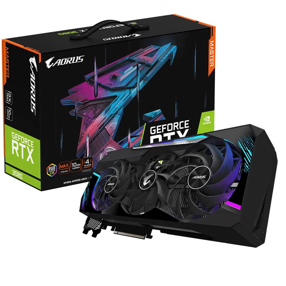Відеокарта GIGABYTE AORUS GeForce RTX 3080 MASTER 10G (1073)