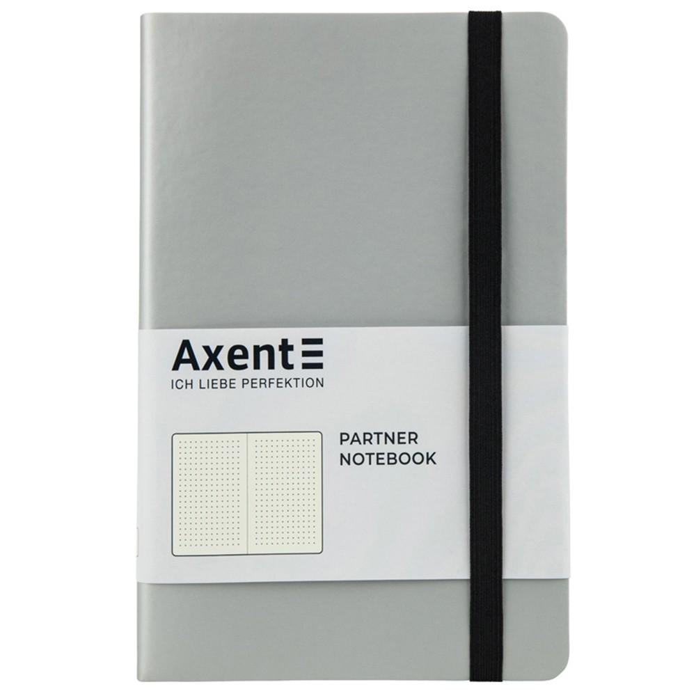 Записная книга Axent Partner Soft 125х195 Серебристый (8312-34-A) - фото 1