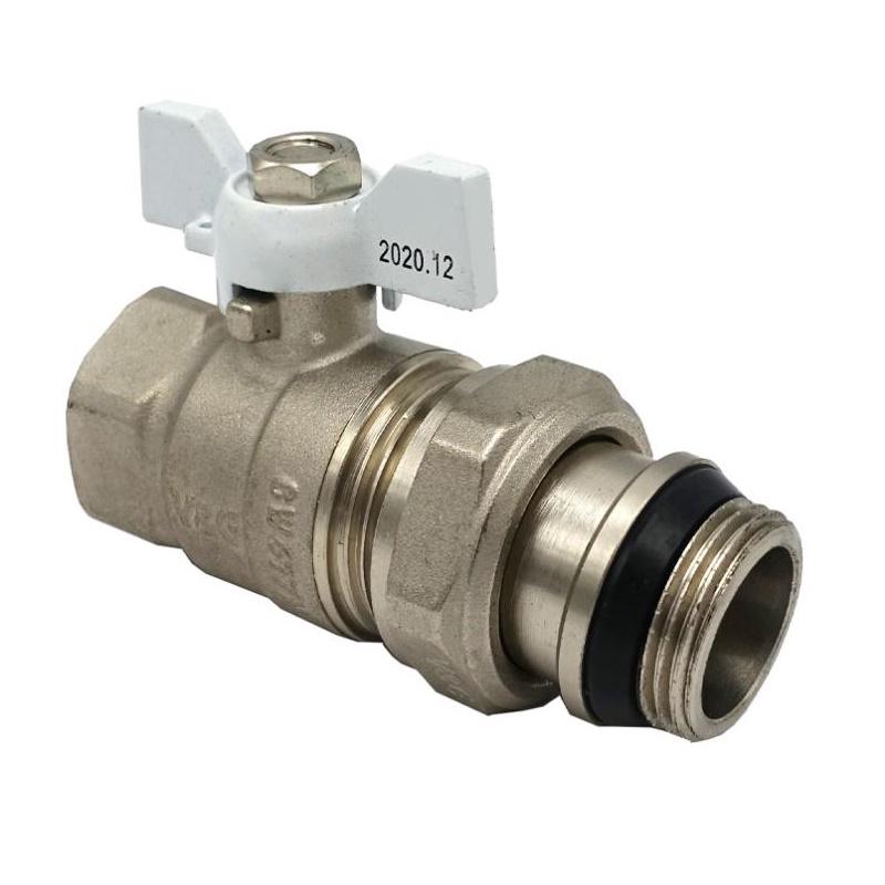 Кран з американкою V&G VALOGIN Optima 1/2" ВЗ прямий латунь (VG-104201)