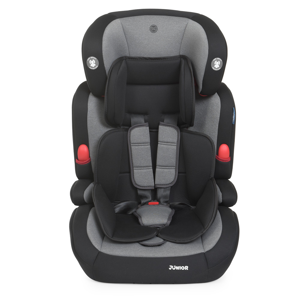 Детское автокресло El Camino Junior ME1008 Royal c ISOFIX 9-36 кг Gray Серый - фото 3