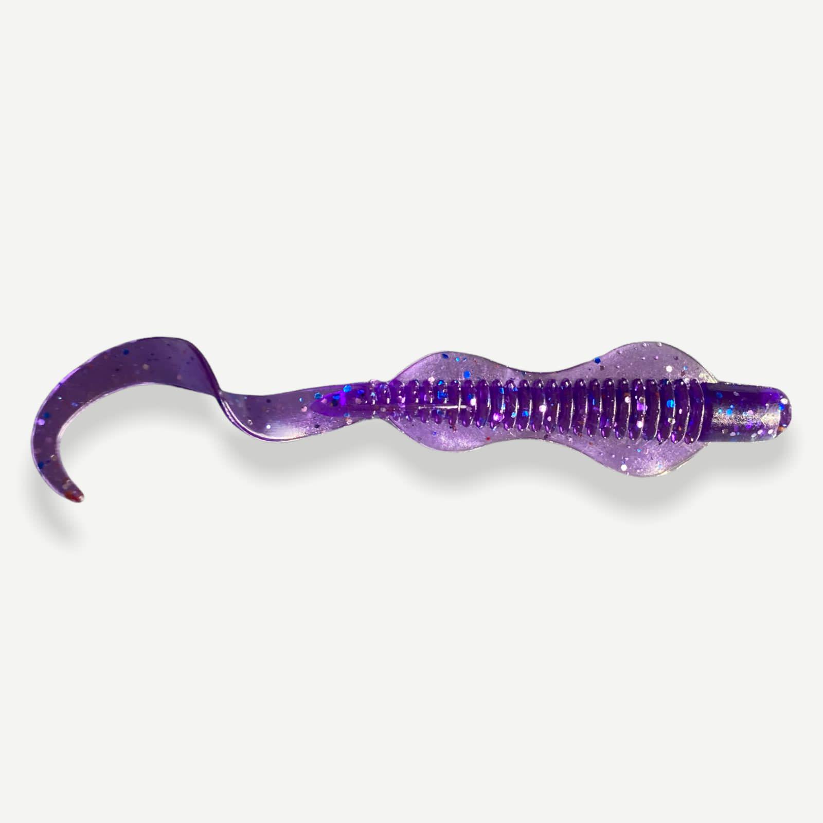 Силиконовая приманка Big Baits Cobra речная серия 2,5" 8 шт. # 109 Dark Violet (2253109) - фото 2 Силиконовая приманка Big Baits Cobra речная серия 2,5" 8 шт. # 109 Dark Violet (2253109) - фото 2