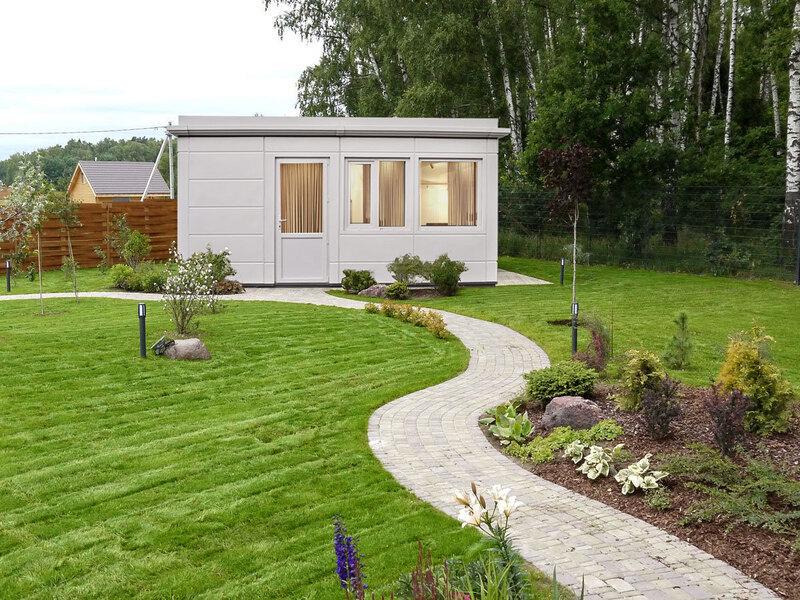 Модульний будинок ЄВРО КАБІНА 397х517 см Білий (13393073) Модульний будинок ЄВРО КАБІНА 397х517 см Білий (13393073)