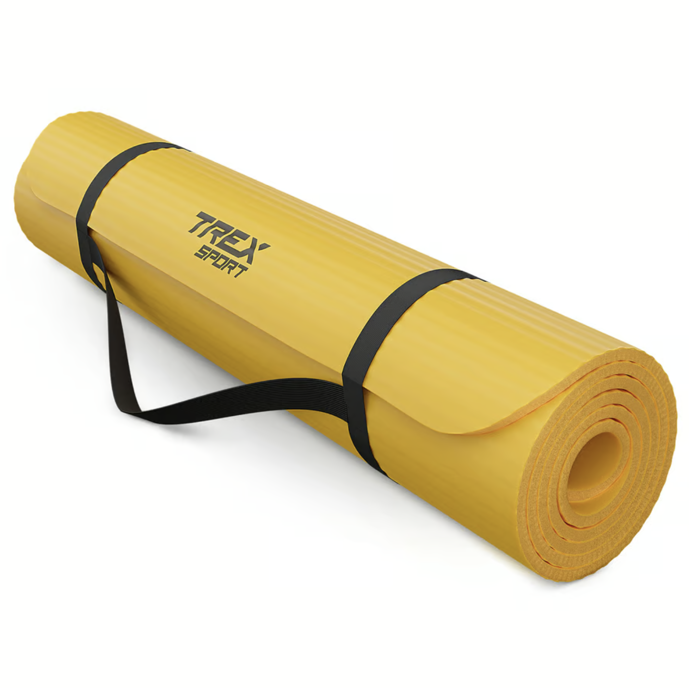 Коврик для йоги Trex Sport TX-019NGM NBR 190х80x1 см Желтый (4622)