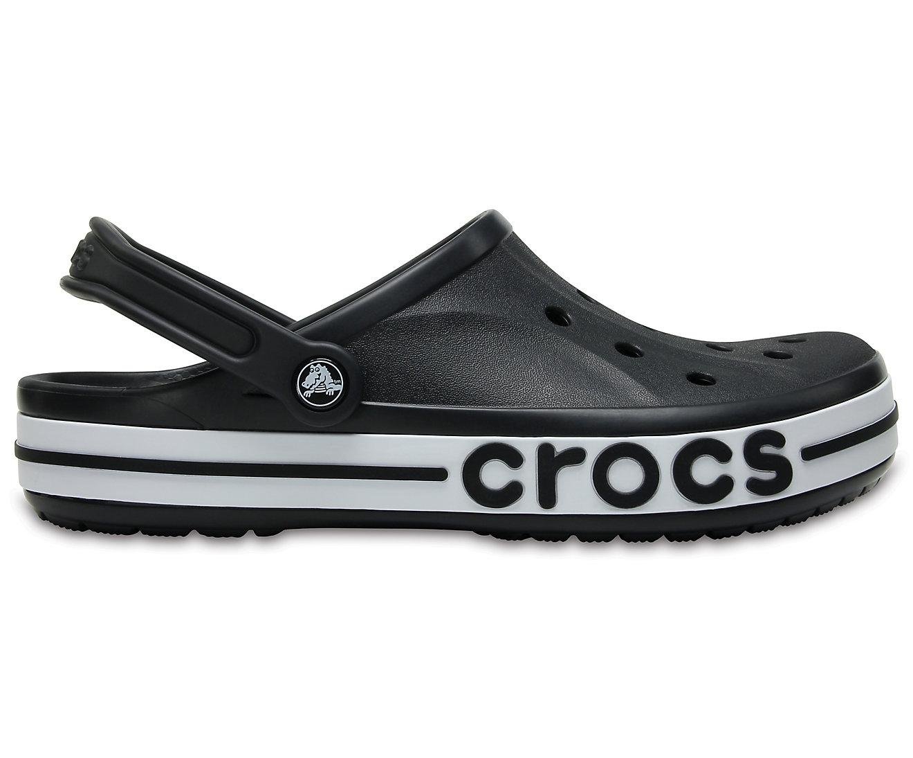 Сабо Crocs Bayaband Clog M8 р. 41 26,5 см Black/White (205089) - фото 1