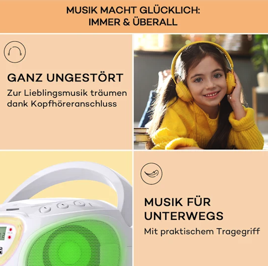 Музыкальный проигрыватель Auna Roadie Boombox (10029813) - фото 8 Музыкальный проигрыватель Auna Roadie Boombox (10029813) - фото 8