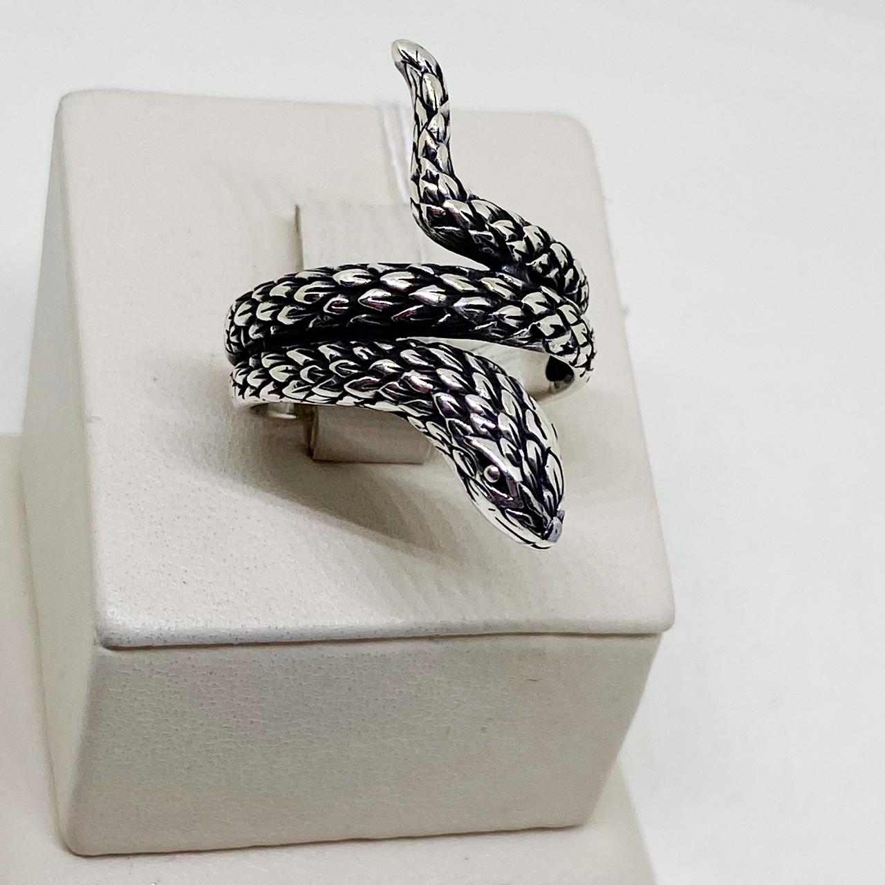 Кольцо серебряное Змея р. 20 6,17 г (1809782238)