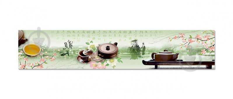 Наклейки кухонный фартук  Zatarga  "Чайная церемония " 600х3000 мм Зеленый (Z180300/2)