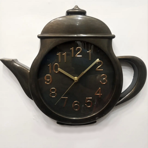 Годинник настінний для кухні UKC Чайник Коричневий (38e2833b)