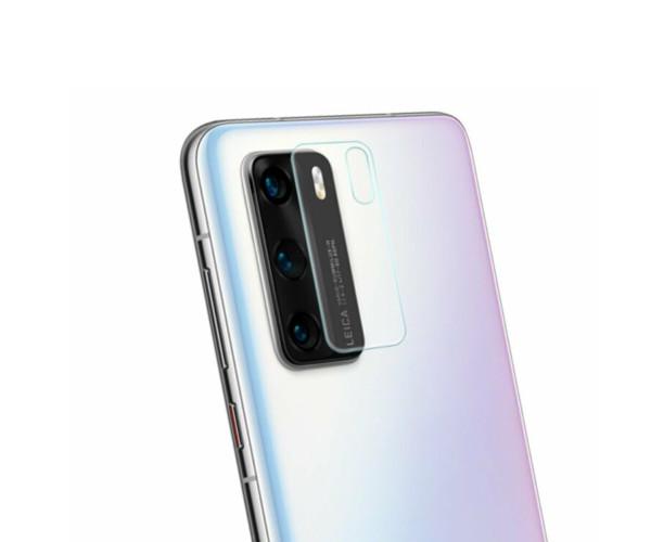 Противоударная гидрогелевая пленка Hydrogel Film на заднюю камеру для Huawei P40 (3 шт.) Transparent