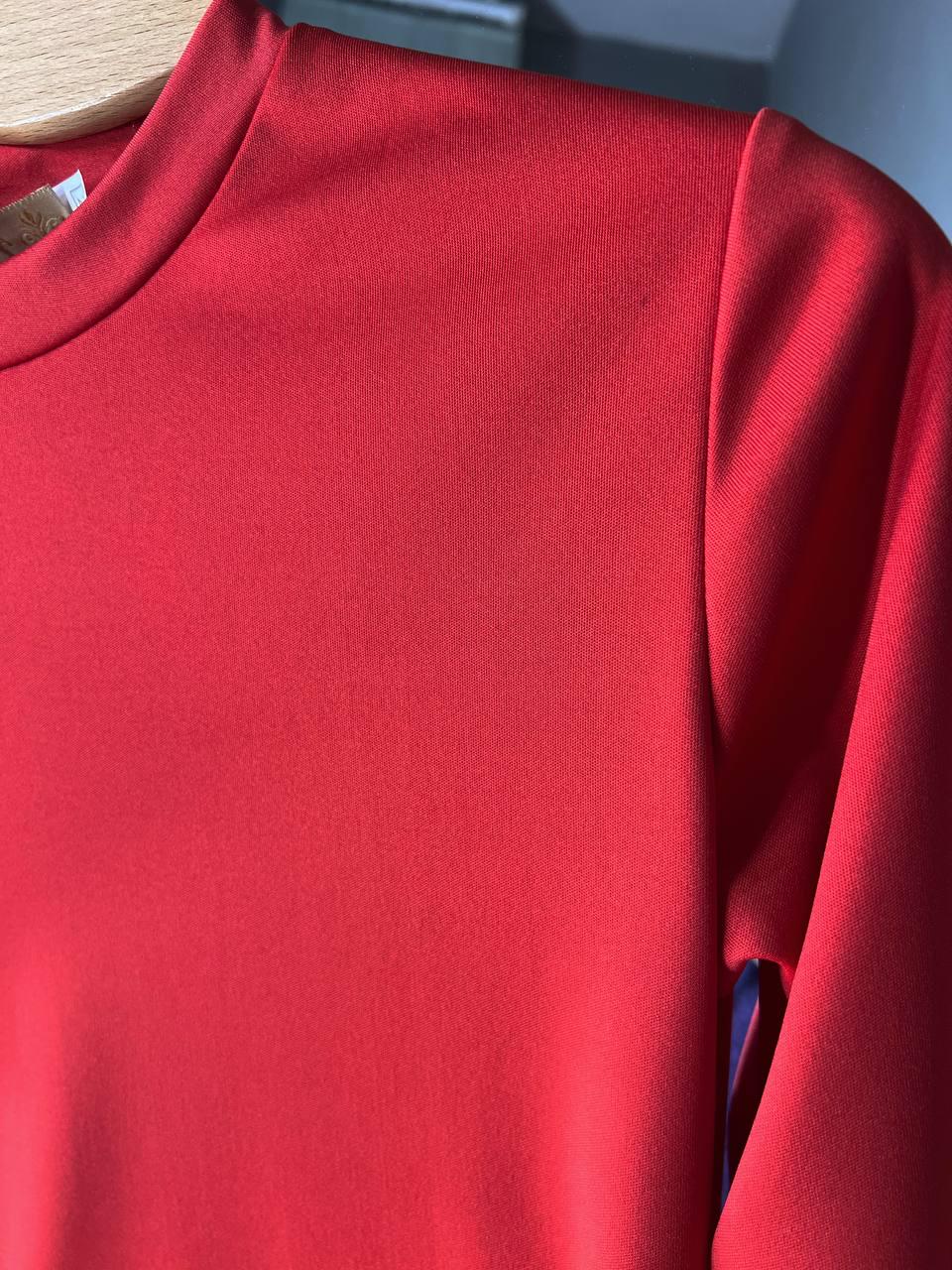 Лонгслив женский Ariadna 5134 лонгслив рукав на палец круглое горло микродайвинг OS Красный (3508) - фото 7 Лонгслив женский Ariadna 5134 лонгслив рукав на палец круглое горло микродайвинг OS Красный (3508) - фото 7