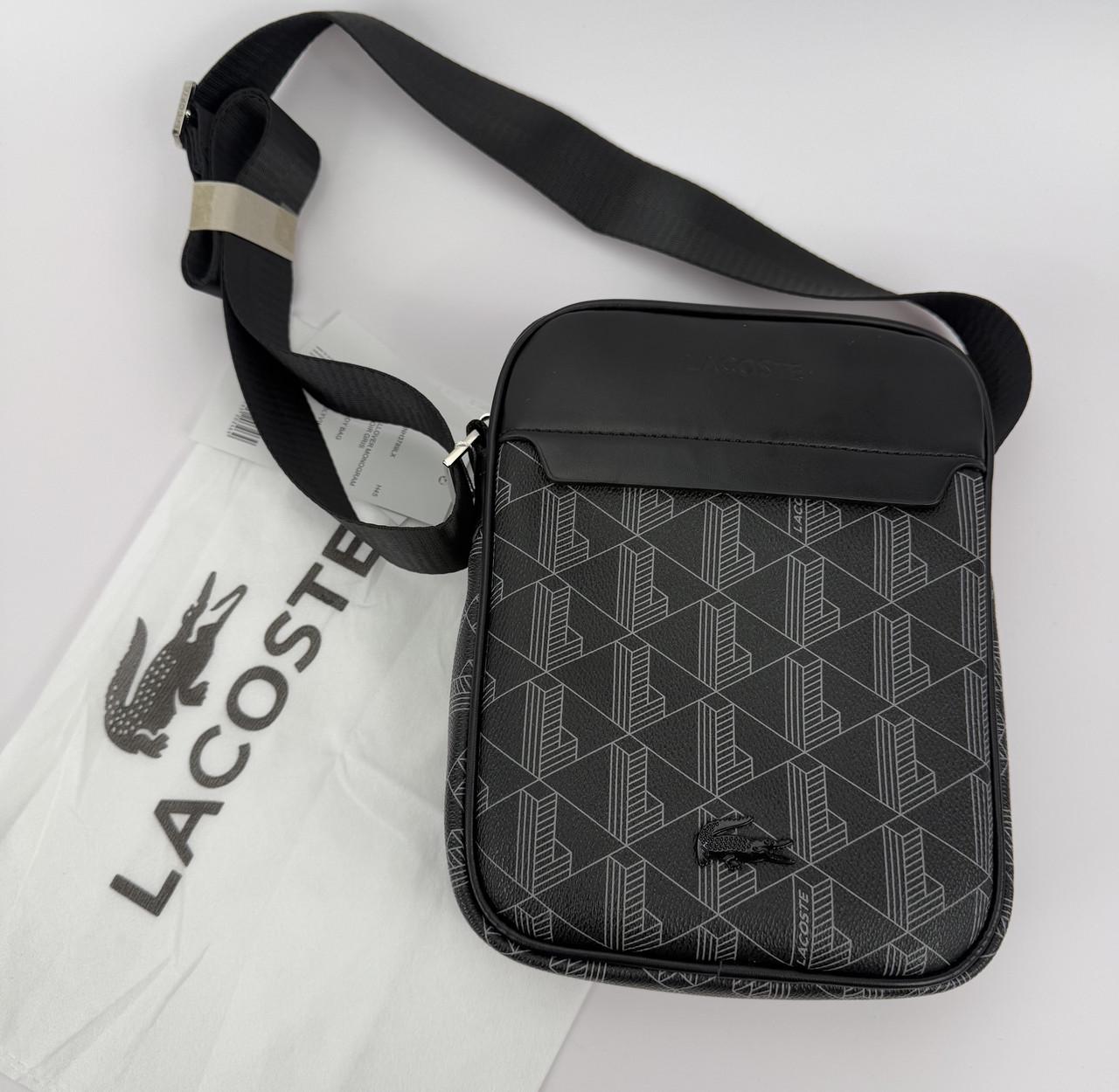 Мессенджер через плечо Lacoste Черный - фото 9 Мессенджер через плечо Lacoste Черный - фото 9