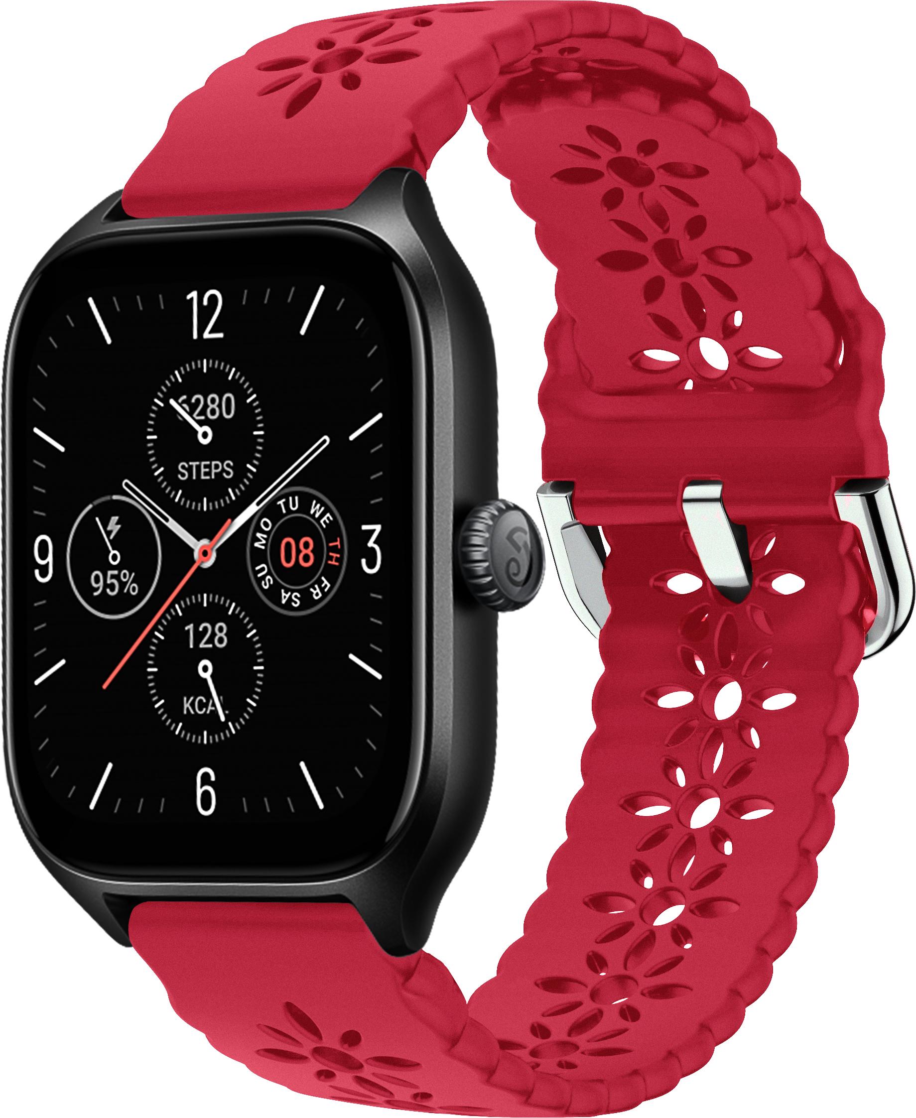 Ремешок Trase для Amazfit GTS 4/mini Red (29561-2D) - фото 1 Ремешок Trase для Amazfit GTS 4/mini Red (29561-2D) - фото 1
