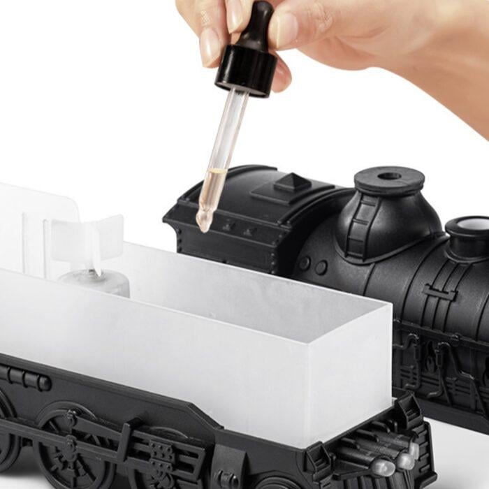 Аромадифузор-зволожувач із нічником TrainDiffuser Паровоз 3в1 Чорний (2736) - фото 7