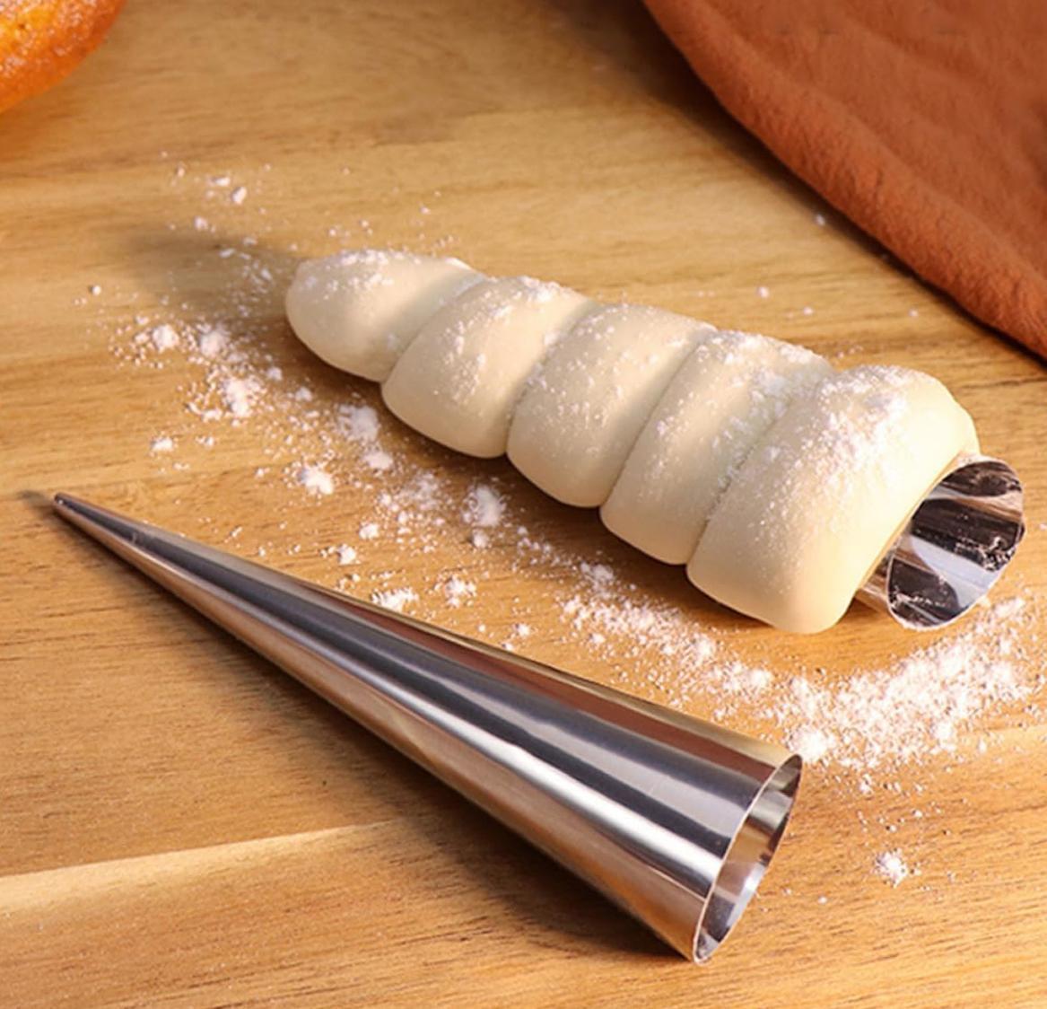 Форми конуси для випікання трубочок 12 см 5 шт. Сріблястий (2789190544) - фото 5 Форми конуси для випікання трубочок 12 см 5 шт. Сріблястий (2789190544) - фото 5