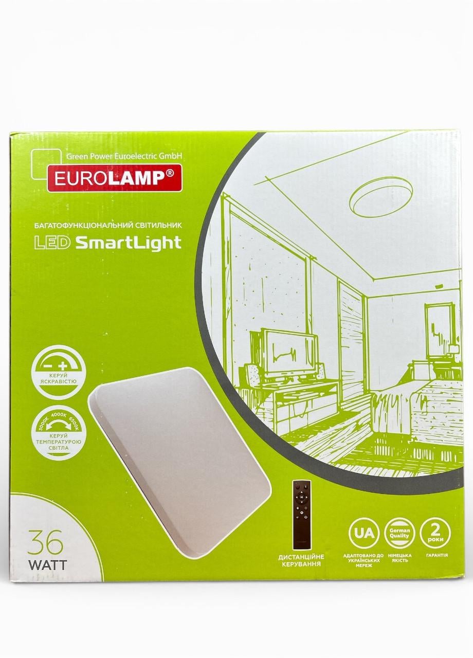 Светильник потолочный Eurolamp Smart Light с пультом д/у 3000-6500K 36 Вт (LED-SLS-36W-N17(deco))