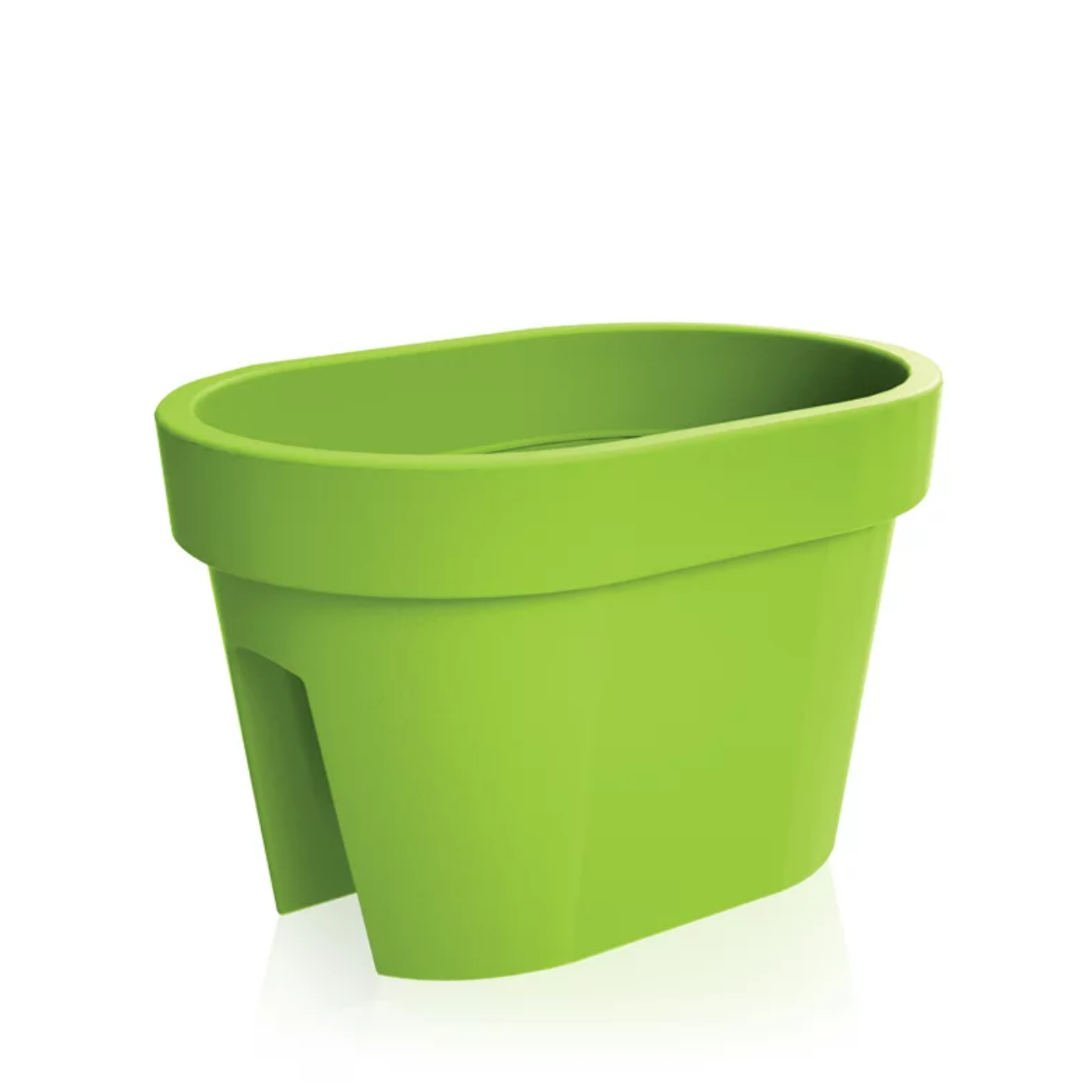Горшок цветочный Prosperplast Lofly Railing 40 см Салатовый (DLOFR400-389U)
