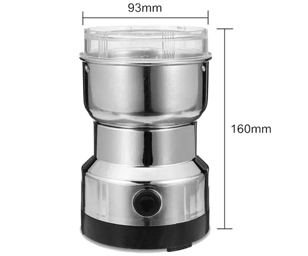 Кавомолка електрична Domotec MS-1206 нержавіюча сталь 70 г 150W Сріблястий (lp-79586_445) - фото 4 Кавомолка електрична Domotec MS-1206 нержавіюча сталь 70 г 150W Сріблястий (lp-79586_445) - фото 4