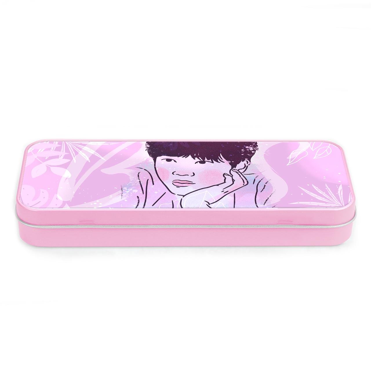 Пенал школьный Kim Seok Jin BTS Розовый (34408-3259-PK)