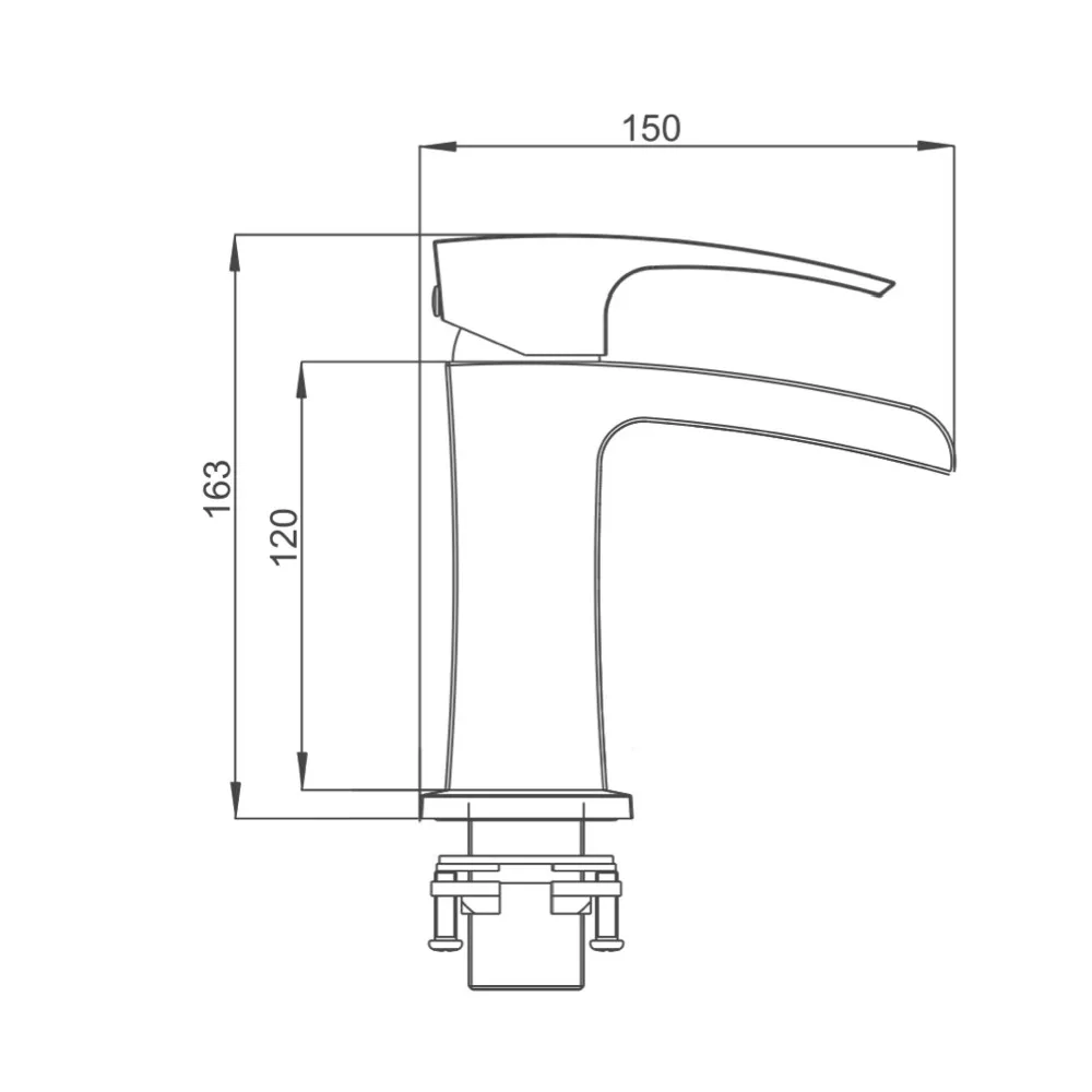 Смеситель для умывальника Gappo G1007-30 Белый/Хром (1033996) - фото 10 Смеситель для умывальника Gappo G1007-30 Белый/Хром (1033996) - фото 10