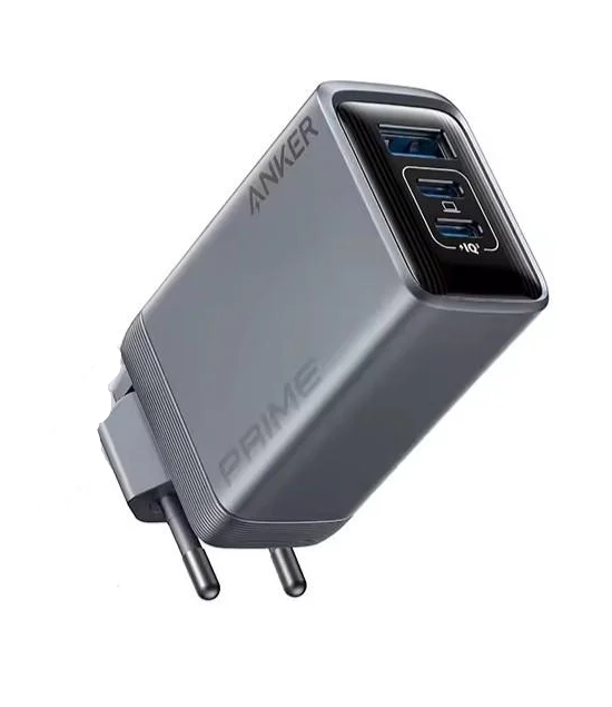 Зарядний пристрій складний Anker GaNPrime Charger 100W 2xUSB-C PD 1xUSB-A